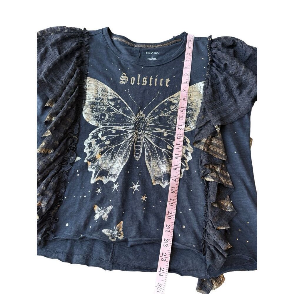 Anthropologie Pilcro Oversized Golden Hour Tee Size S - Picture 10 of 10